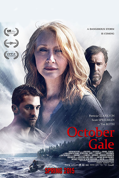 October Gale movie poster. Blue Ice Pictures.